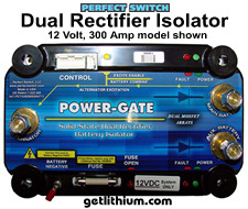 Perfect Switch Power-Gate dual rectifier solid state battery isolators