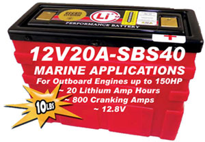 light weight, super safe, powerful, compact lithium ion battery