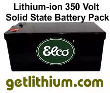 Solid state lithium-ion electric boat motor battery system